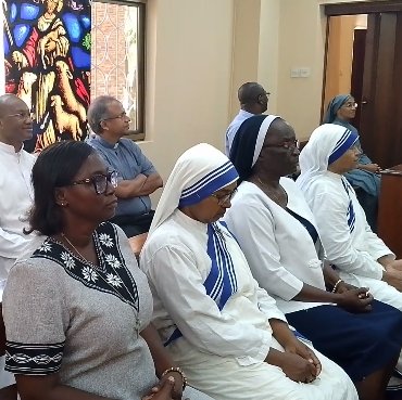 A section of delegates of the CMSR-Gh to the Apostolic Nuncio to Ghana